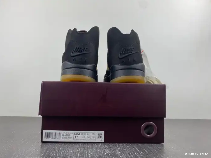 Rep x Jordan 5 Air A Ma Black FD1330-001 Maniere 0505